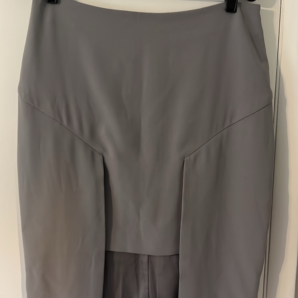 Reiss Gray Asymmetrical Skirt
